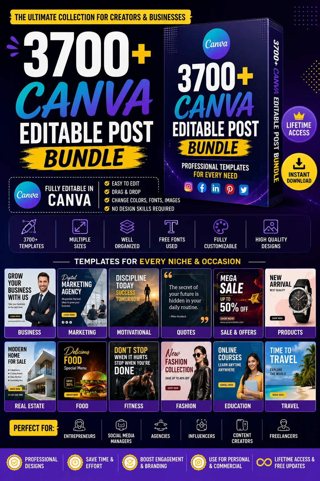 3700+ canva editable post