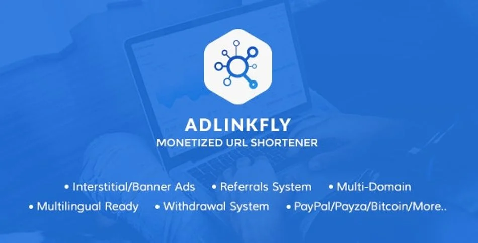  Adlinkfly Monetized URL Shortener PHP Script Download